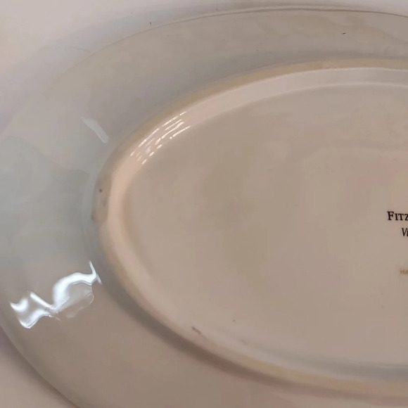 Fitz and Floyd Vintage Santa Sentiment Tray in Original Box - Picture 8 of 11